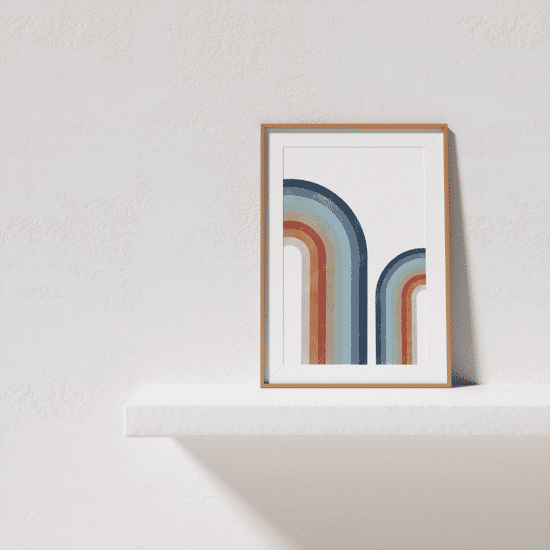 Painted Rainbow Poster - Image 2