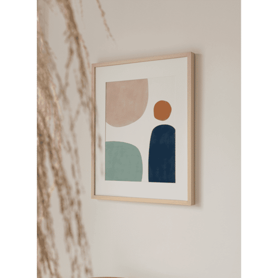 Watercolour Shapes Poster No.1 - Image 3