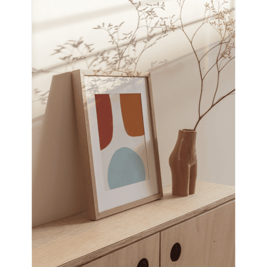 Watercolour Shapes Poster No.2 - Image 3