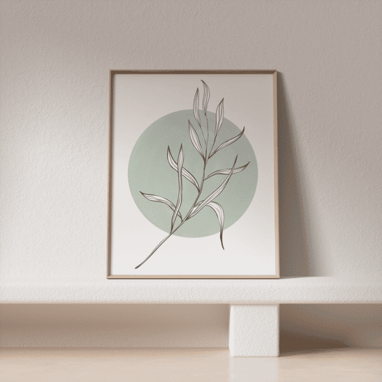 Green Botanicals Poster No.3 - Image 3