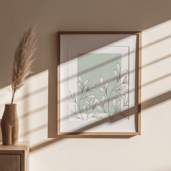 Green Leaves Poster No.1 - Image 2