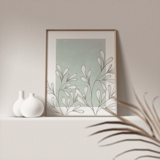 Green Leaves Poster No.1 - Image 4