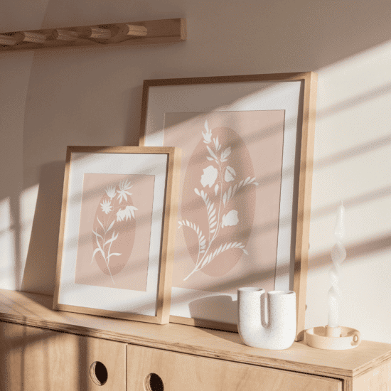 Pink Vintage Flowers Poster No.1 - Image 5