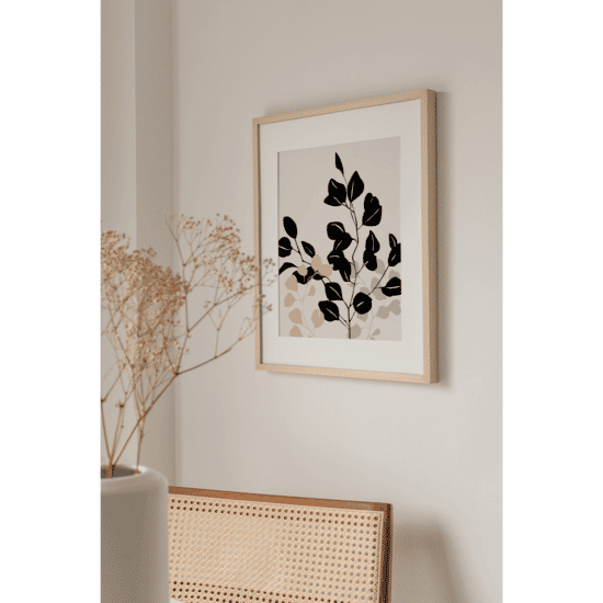 Black Beige Eucalyptus Poster No.2 - Image 2