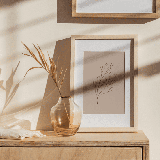 Pink Botanical Line Art Poster No.3 - Image 5