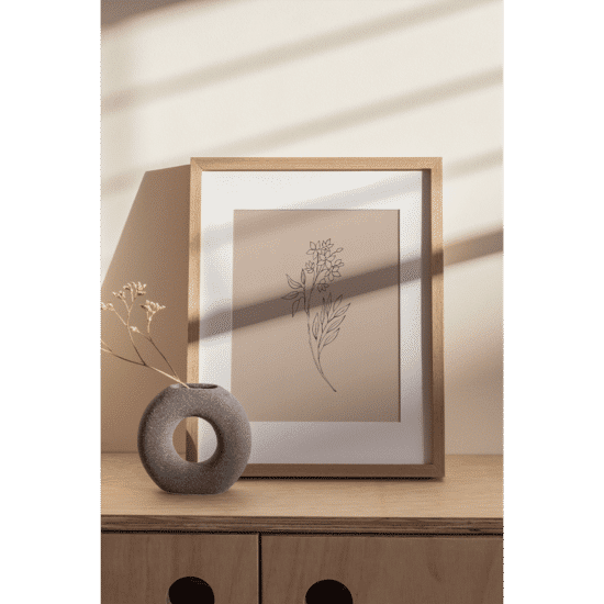 Pink Botanical Line Art Poster No.4 - Image 3