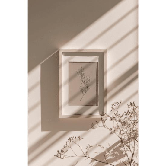 Pink Botanical Line Art Poster No.5 - Image 2
