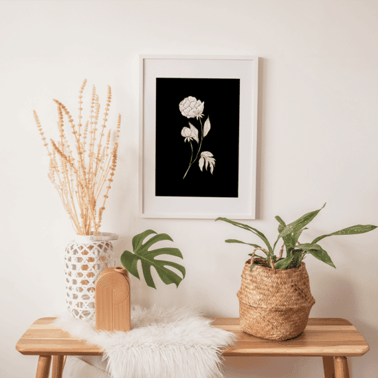 Black & White Botanical Poster No.1 - Image 3
