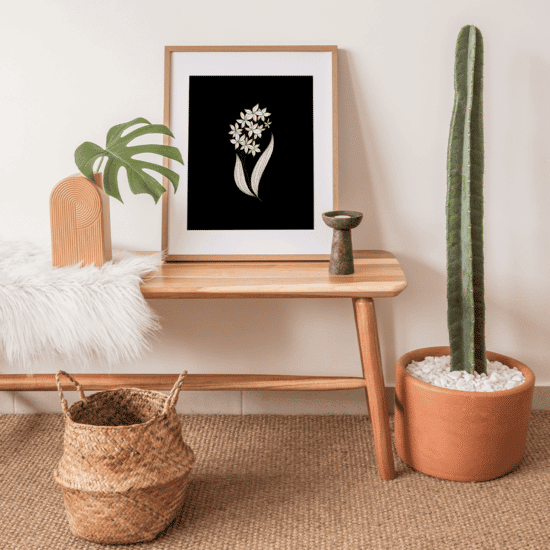 Black & White Botanical Poster No.2 - Image 2