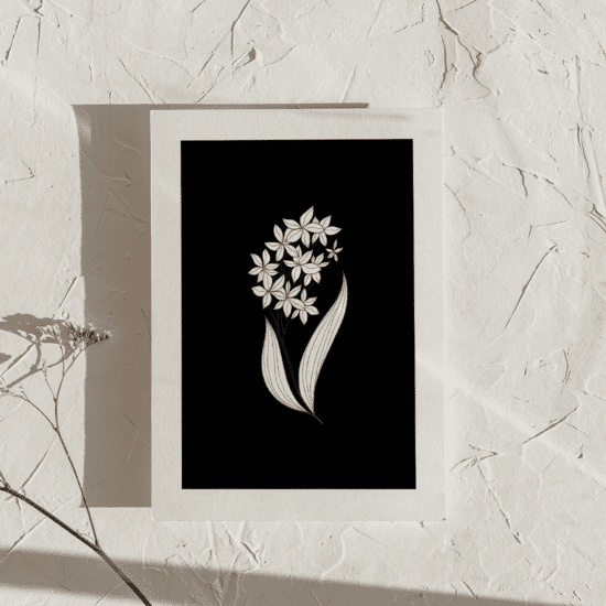 Black & White Botanical Poster No.2 - Image 4