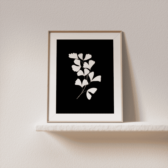 Black & White Botanical Poster No.3 - Image 2