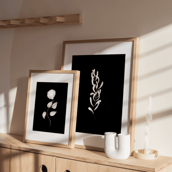 Black & White Botanical Poster No.5 - Image 5