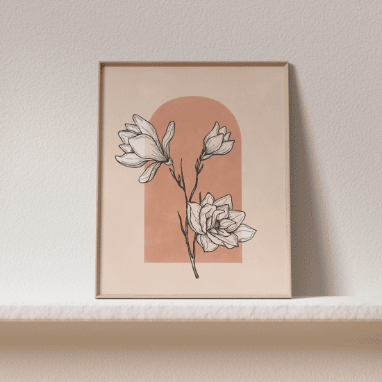 Flower and Arch Poster No.2 - Image 3