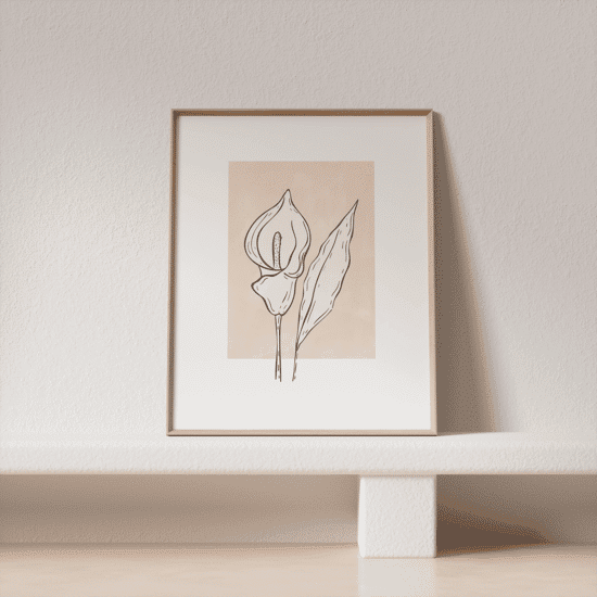 Calla Lily Flower Poster - Image 3