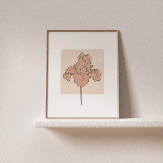 Iris Flower Poster - Image 3