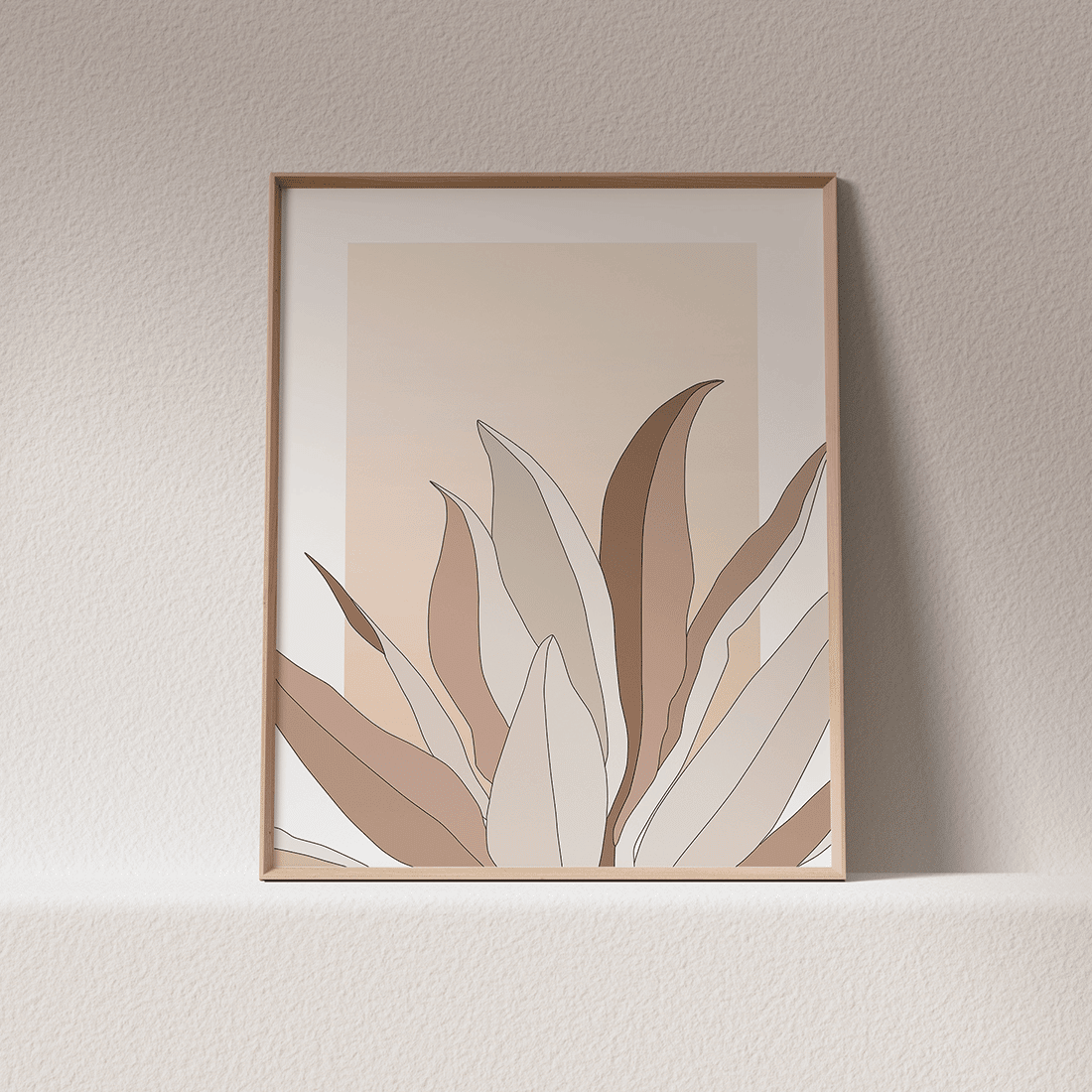 Pink Leaves Poster No.2 - Image 4