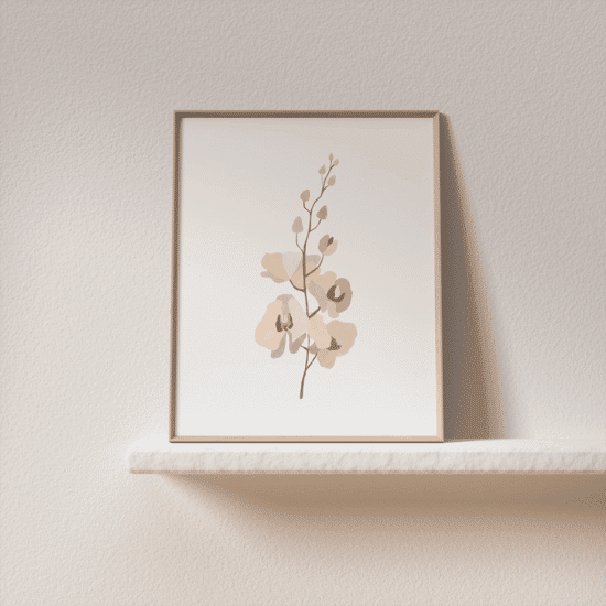 Painted Orchid Poster No.2 - Image 3