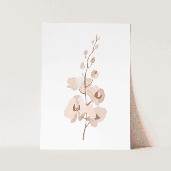 Painted Orchid Poster No.2 - Image 4