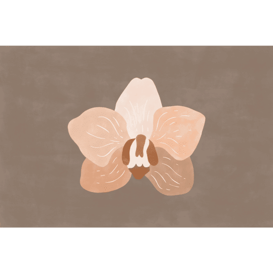 Painted Orchid Poster No.3