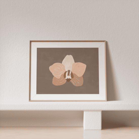 Painted Orchid Poster No.3 - Image 3