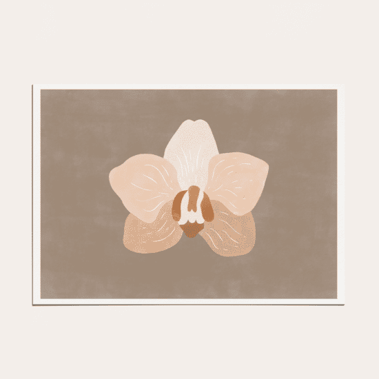 Painted Orchid Poster No.3 - Image 4