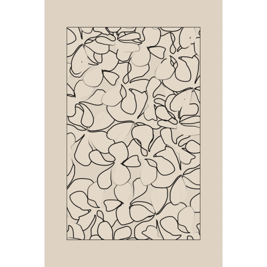 Abstract Flower Lines