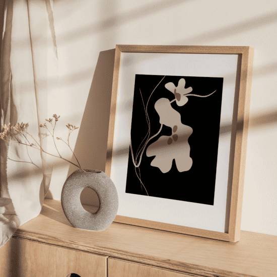 Flowers & Lines Poster - Image 2