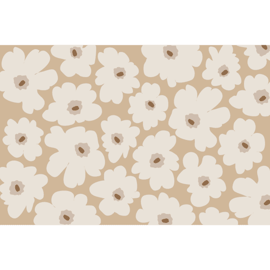 Floral Cut-Out Poster