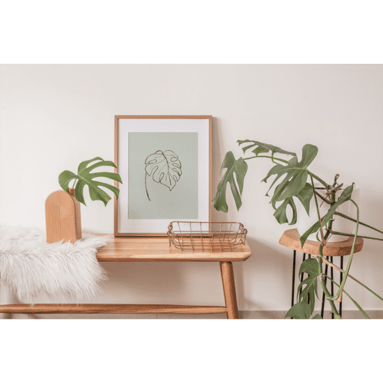 Green Botanical Line Art Poster No.2 - Image 2
