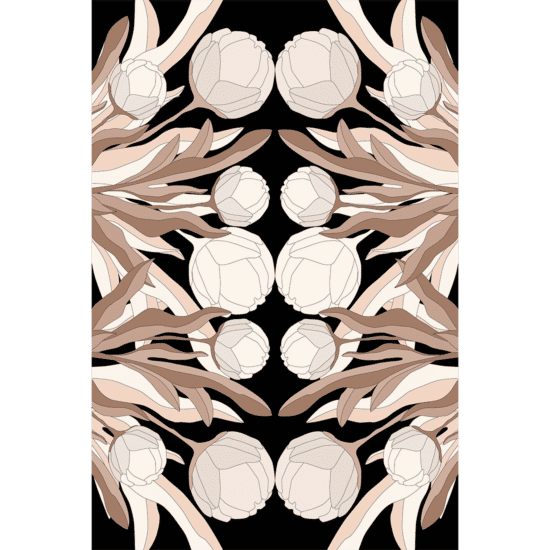 Peony Flowers Poster