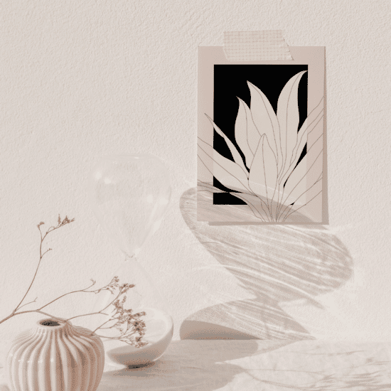 Beige Graphic Plant Poster - Image 5
