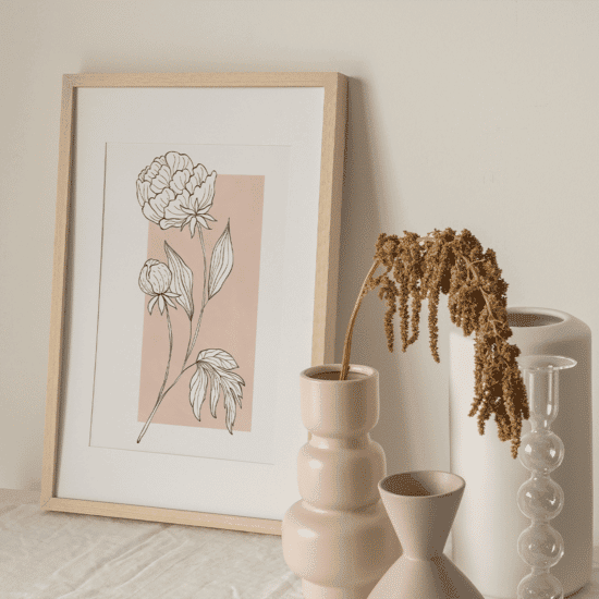 Pink Flowers Poster No.1 - Image 3