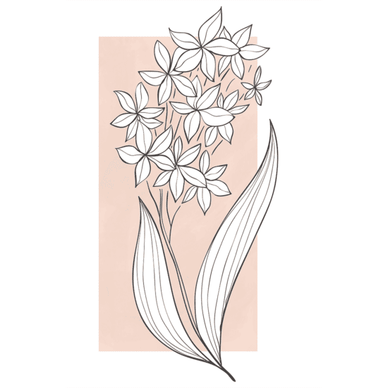 Pink Flowers Poster No.2