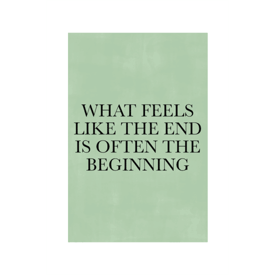 Beginning Quote Poster
