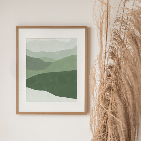 Green Landscape Poster No.2 - Image 3