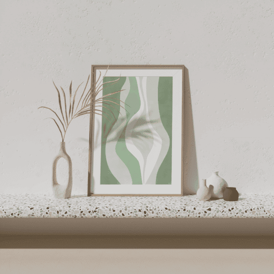 Abstract Green Shapes No.1 - Image 3