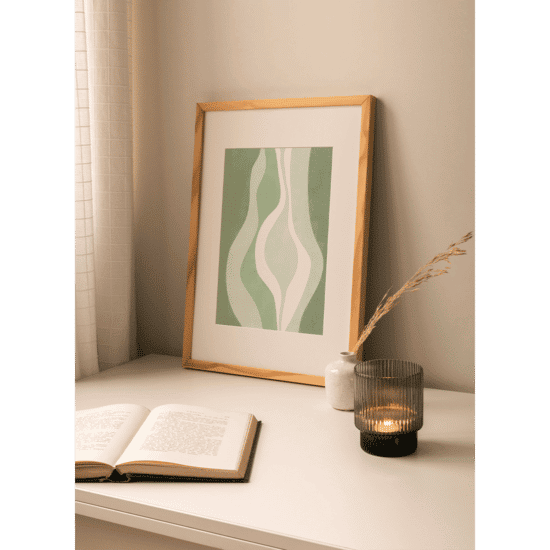 Abstract Green Shapes No.1 - Image 4