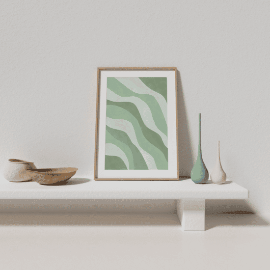 Abstract Green Shapes No.2 - Image 3