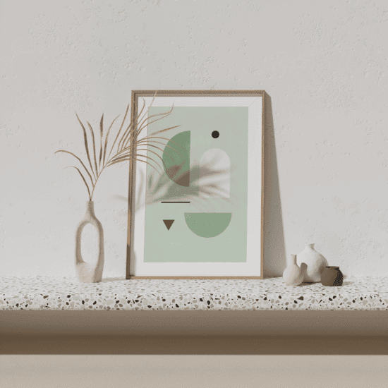 Green Geometrical Poster - Image 3