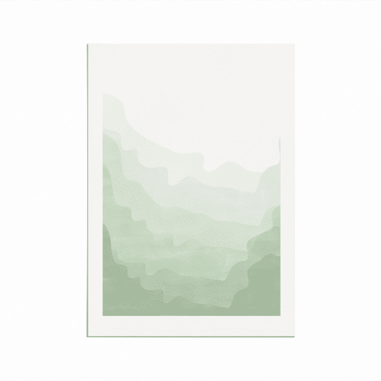 Abstract Green Landscape Poster - Image 5
