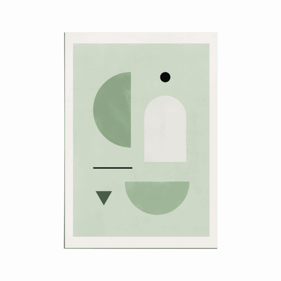 Green Geometrical Poster - Image 5