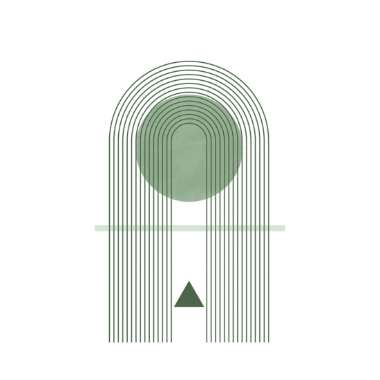 Graphical Arches and Forms Poster No.1