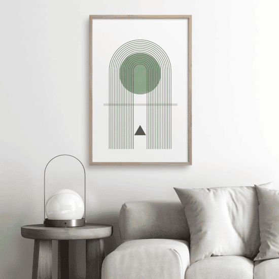 Graphical Arches and Forms Poster No.1 - Image 5