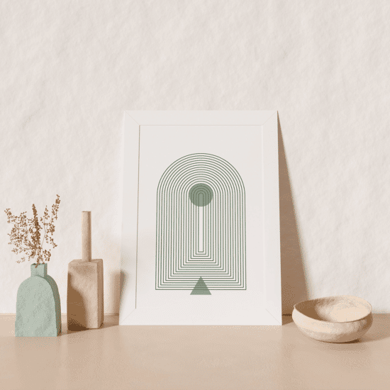 Graphical Arches and Forms Poster No.3 - Image 3
