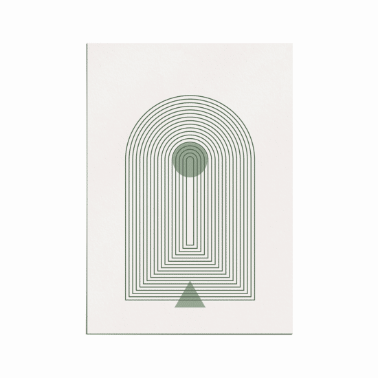 Graphical Arches and Forms Poster No.3 - Image 5