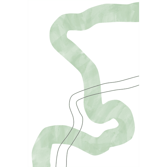Green Abstraction Poster No.2