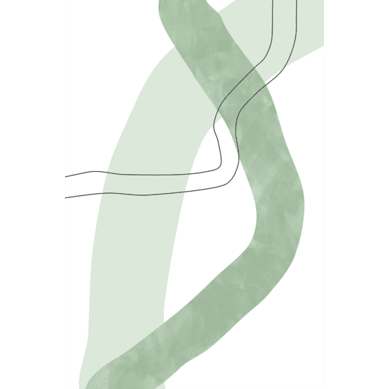 Green Abstraction Poster No.1