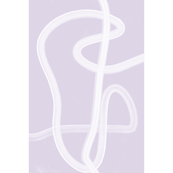 Lilac One Line Poster No.2