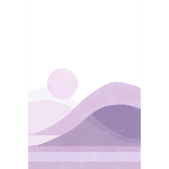 Lilac Mountains Poster