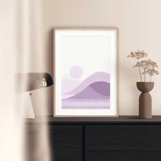 Lilac Mountains Poster - Image 4